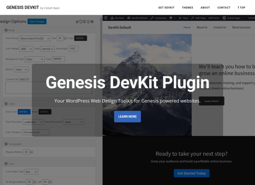 Genesis DevKit Website