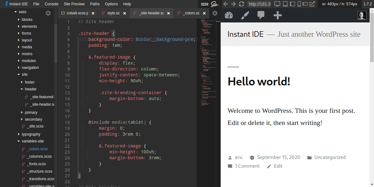 Instant IDE Manager - Cobalt Apps