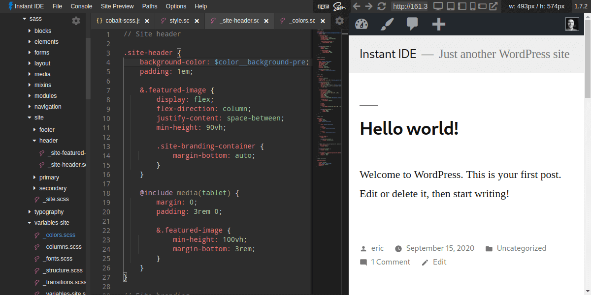 CobaltApps Instant IDE Manager